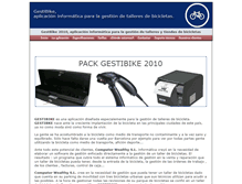 Tablet Screenshot of gestiondebicicletas.com